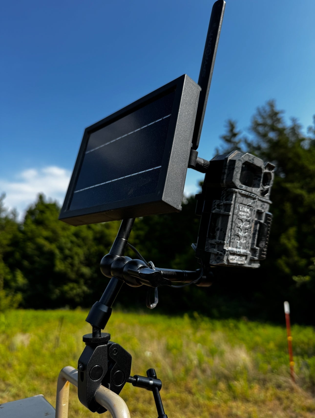 Tri-Claw Trail Camera & Solar Panel Clamp Mount