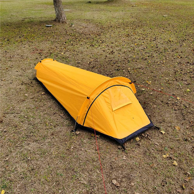 Lightweight Single Person Camping Tent Sleeping Bag Hiking Travel Gear