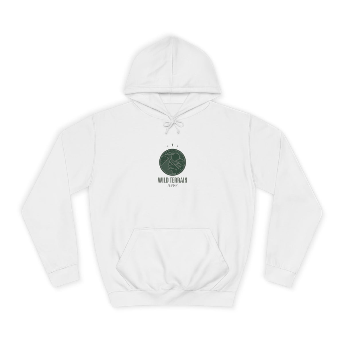 College Hoodie — Retro Campus Seal "United Trojans" Graphic