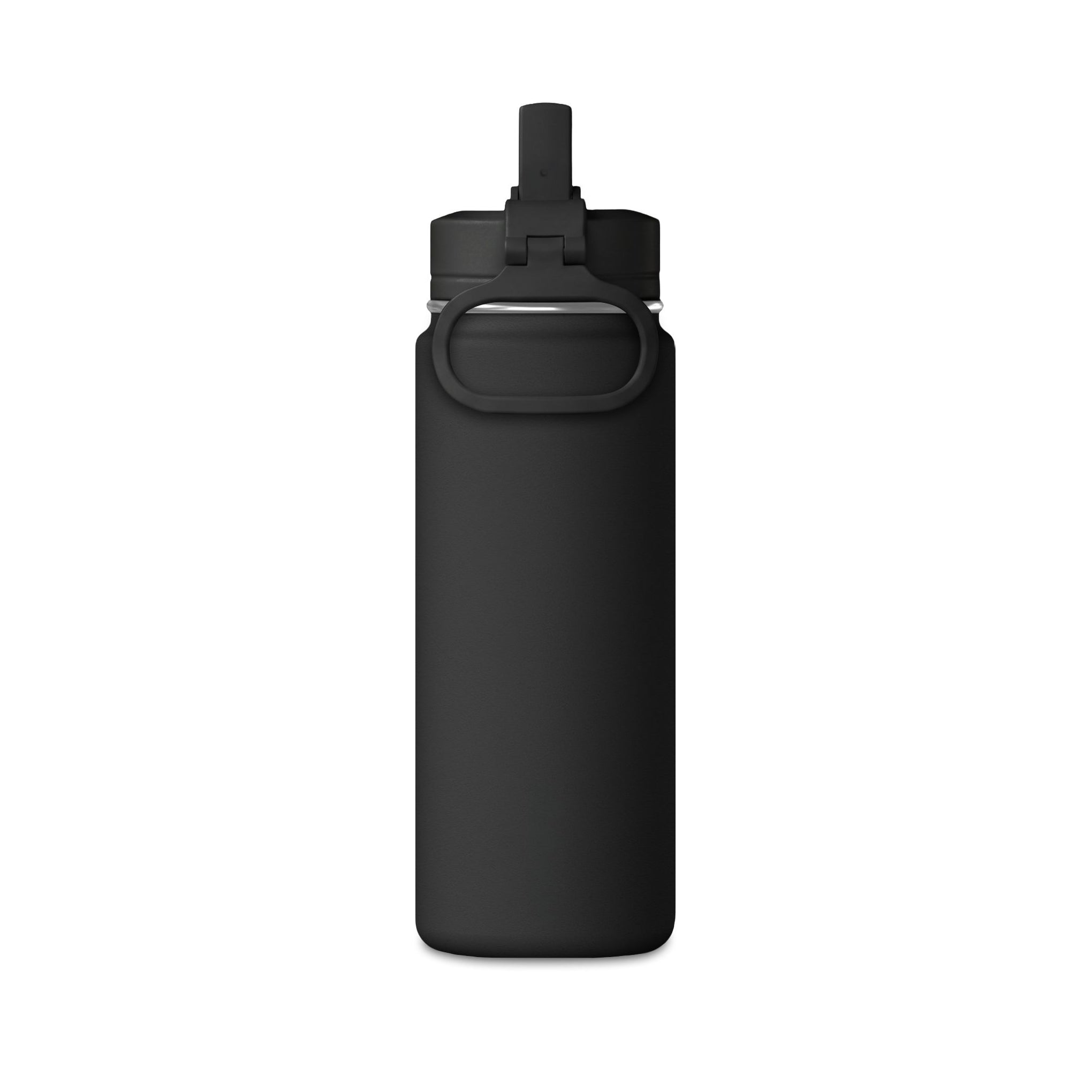 Matte Black 20oz Mini Water Bottle – Insulated Straw Bottle for Everyday Hydration
