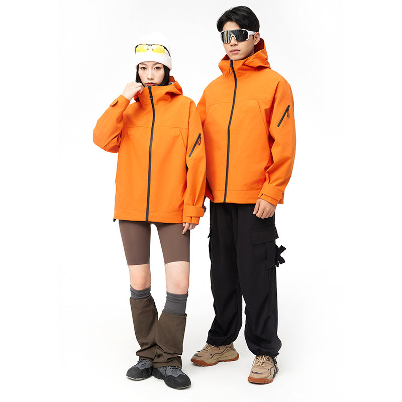 Hard Shell Jacket Windproof Waterproof Outdoor Mountaineering Breathable Hiking Coat