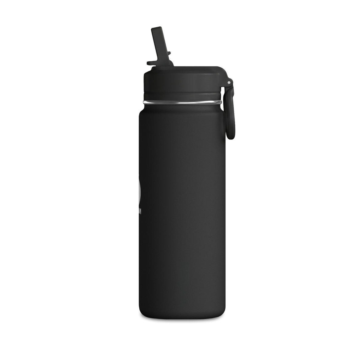Matte Black 20oz Mini Water Bottle – Insulated Straw Bottle for Everyday Hydration