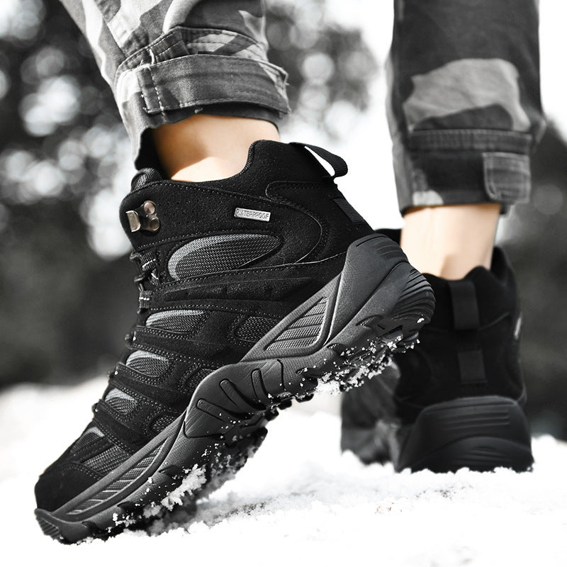 Men’s High-Top Hiking Martin Boots Outdoor Durable Waterproof Trekking Shoes