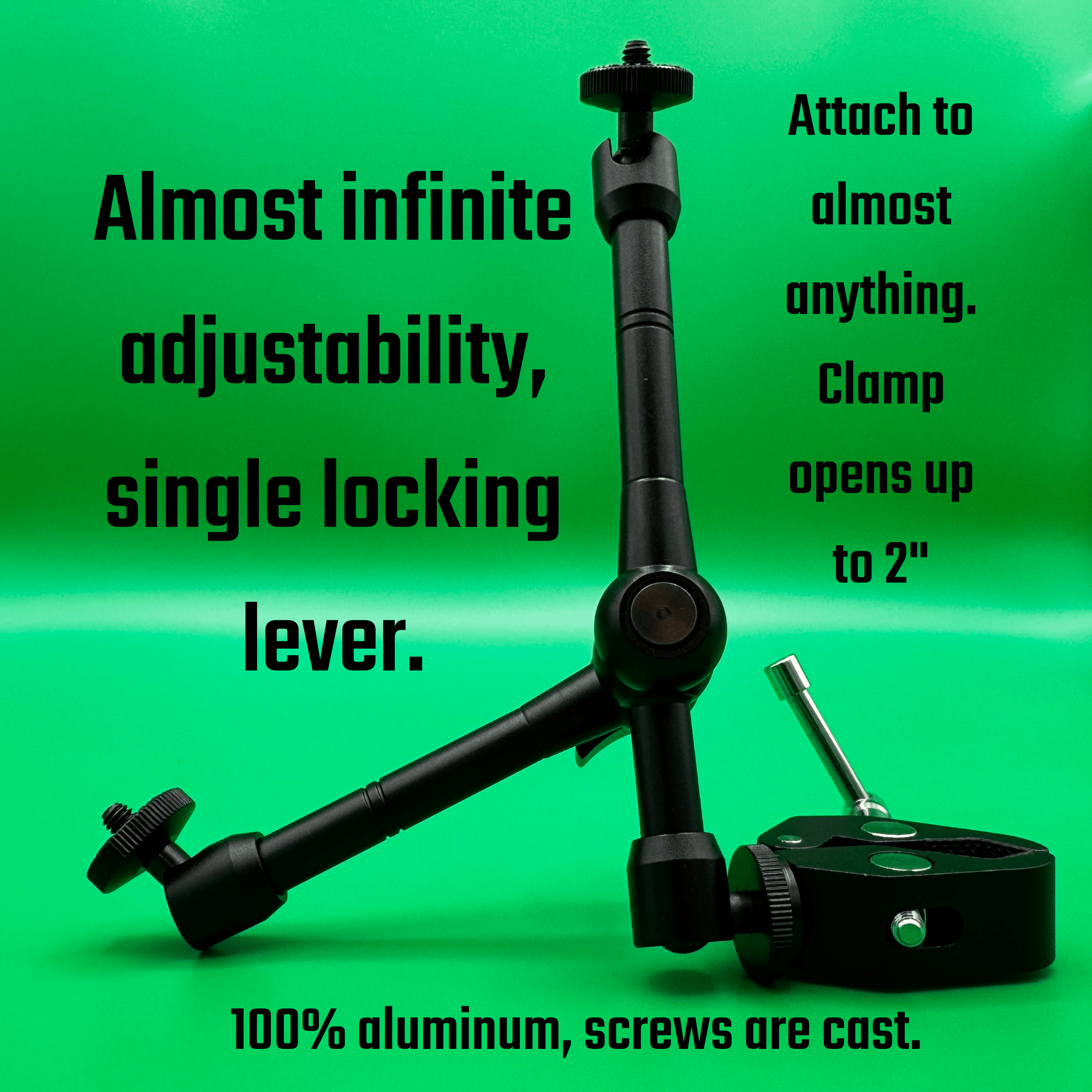 Tri-Claw Trail Camera & Solar Panel Clamp Mount