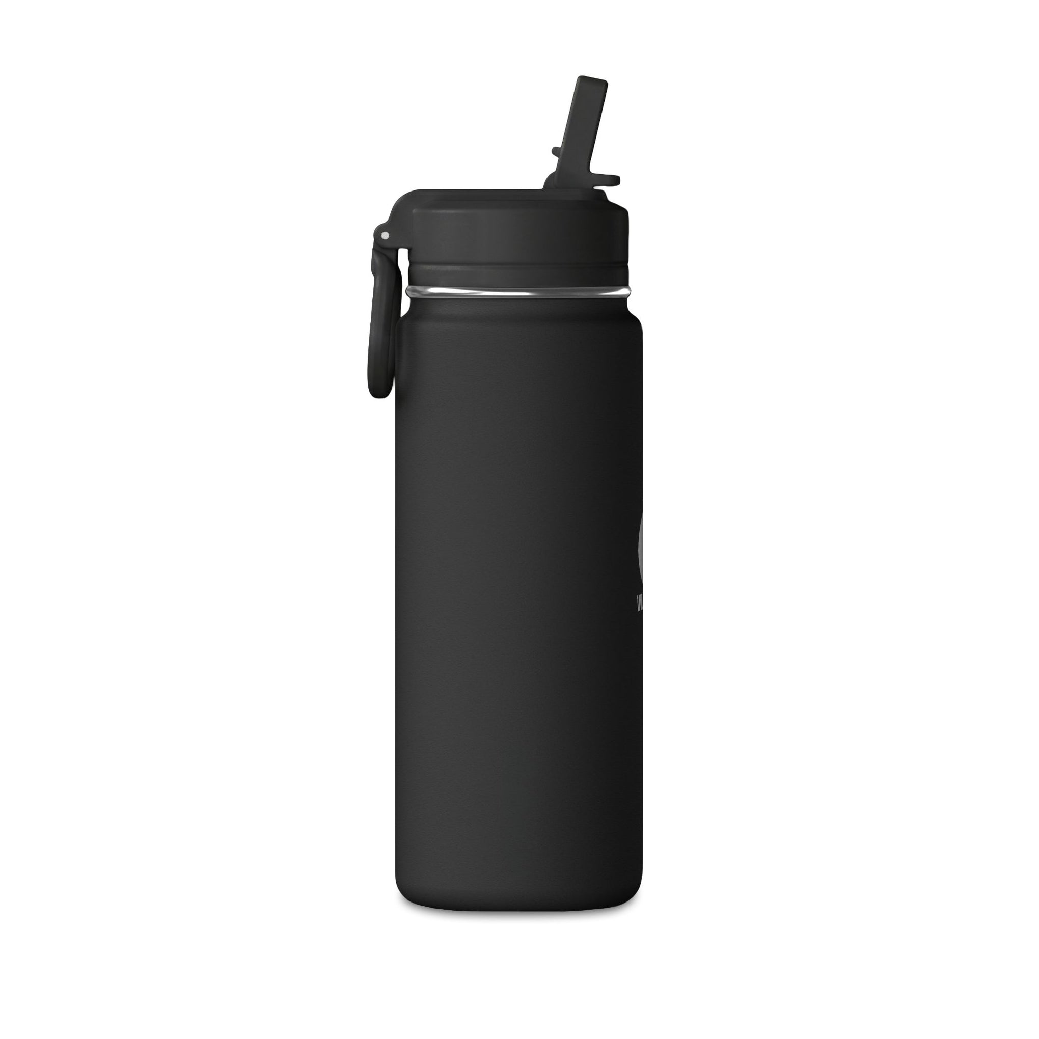 Matte Black 20oz Mini Water Bottle – Insulated Straw Bottle for Everyday Hydration