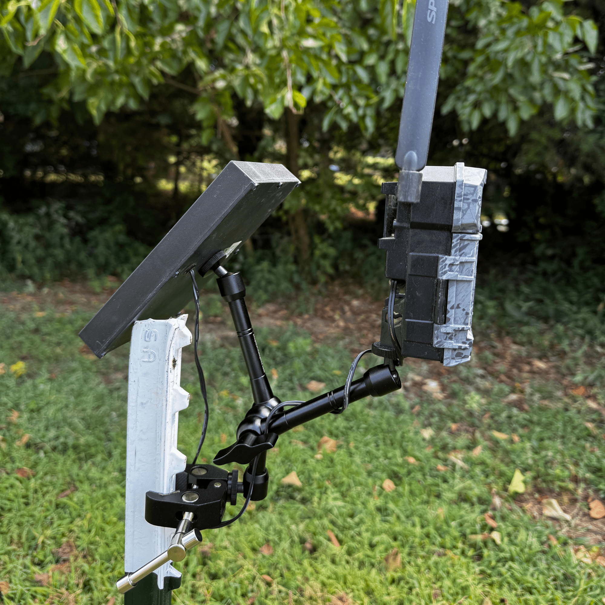 Tri-Claw Trail Camera & Solar Panel Clamp Mount