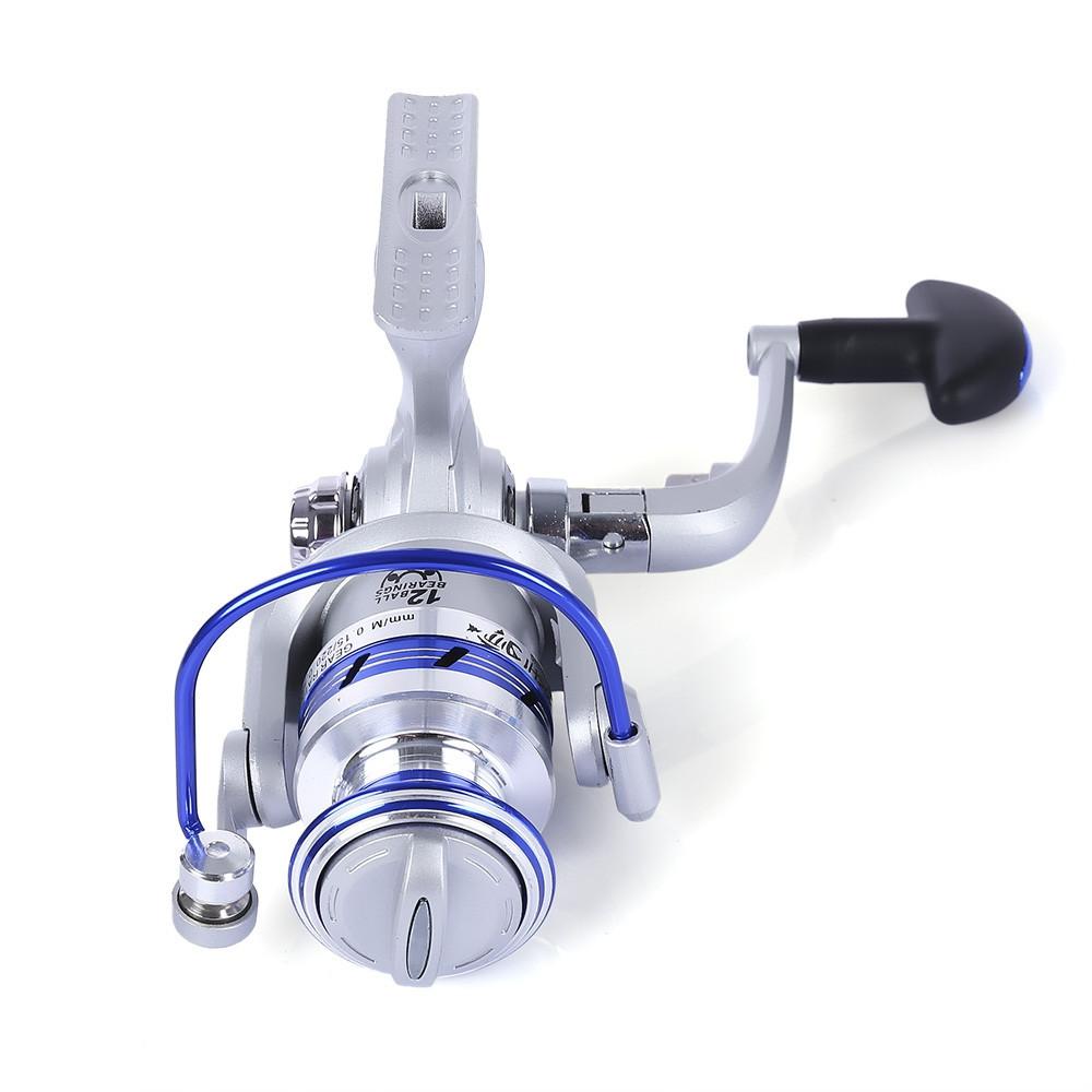 AF1000-7000 Spinning Fishing Reel 12BB 5.5:1 Aluminum Spool