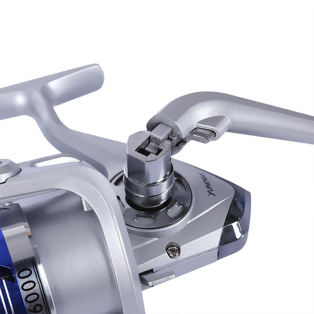 AF1000-7000 Spinning Fishing Reel 12BB 5.5:1 Aluminum Spool