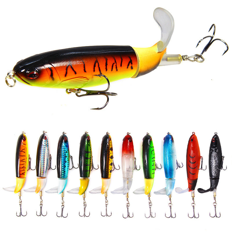 Luya Propeller Bait 15g 11cm Floating Pencil Fishing Lure Gear