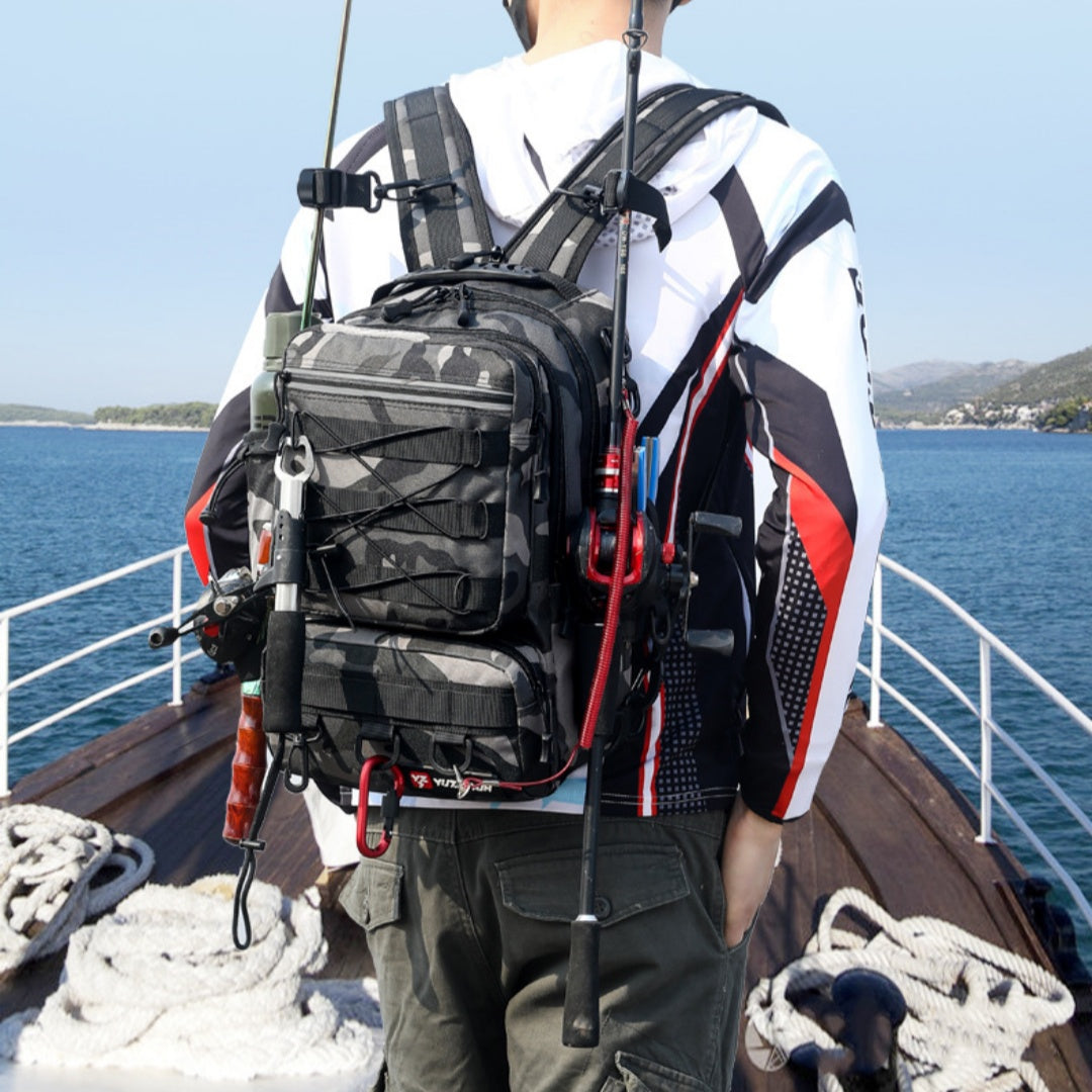 Waterproof Multifunctional Fishing Bag Outdoor Tackle Storage Gear Organizer