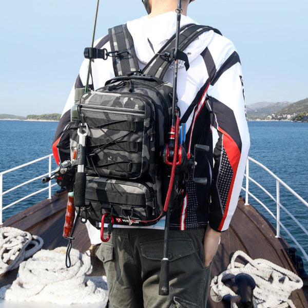 Waterproof Multifunctional Fishing Bag Outdoor Tackle Storage Gear Organizer