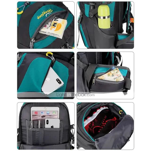 50L Waterproof Hiking Backpack Large Capacity Outdoor Travel Camping Pack