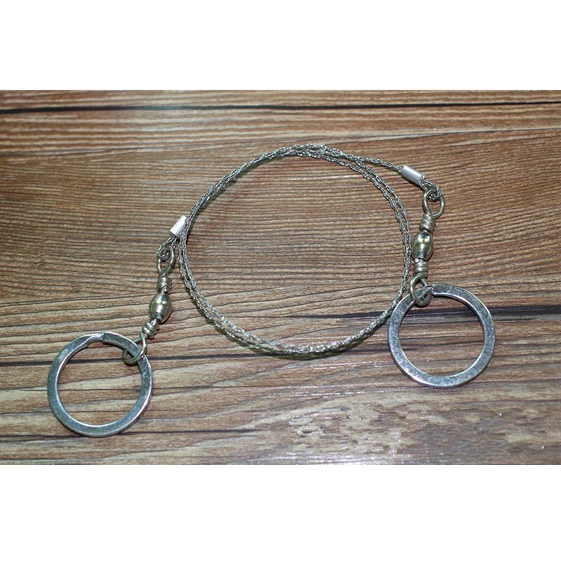 Hand Chain Saw Portable Steel Wire Survival Camping Emergency Cutting Tool