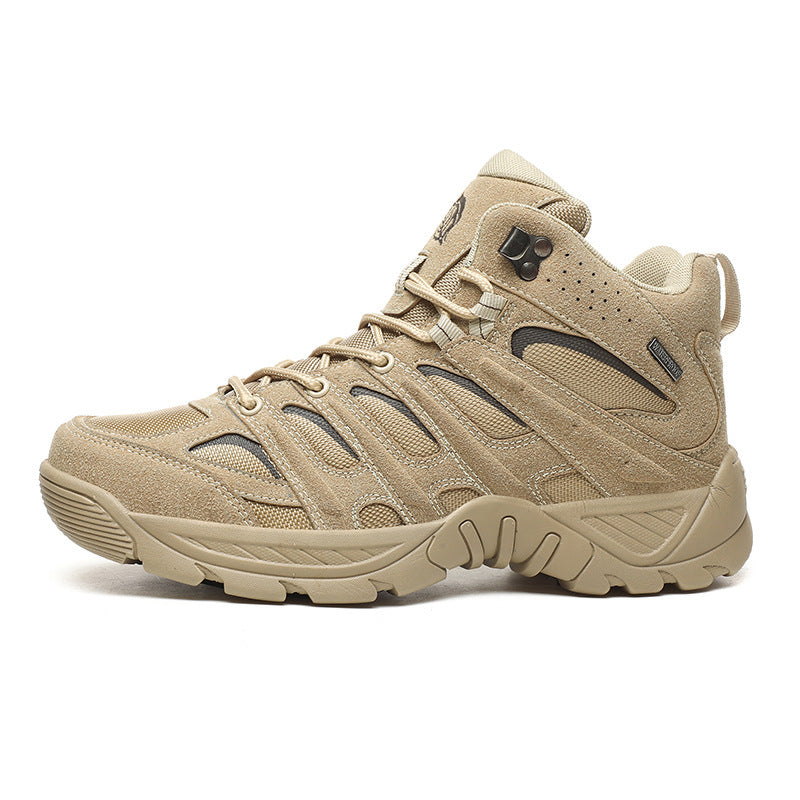 Men’s High-Top Hiking Martin Boots Outdoor Durable Waterproof Trekking Shoes