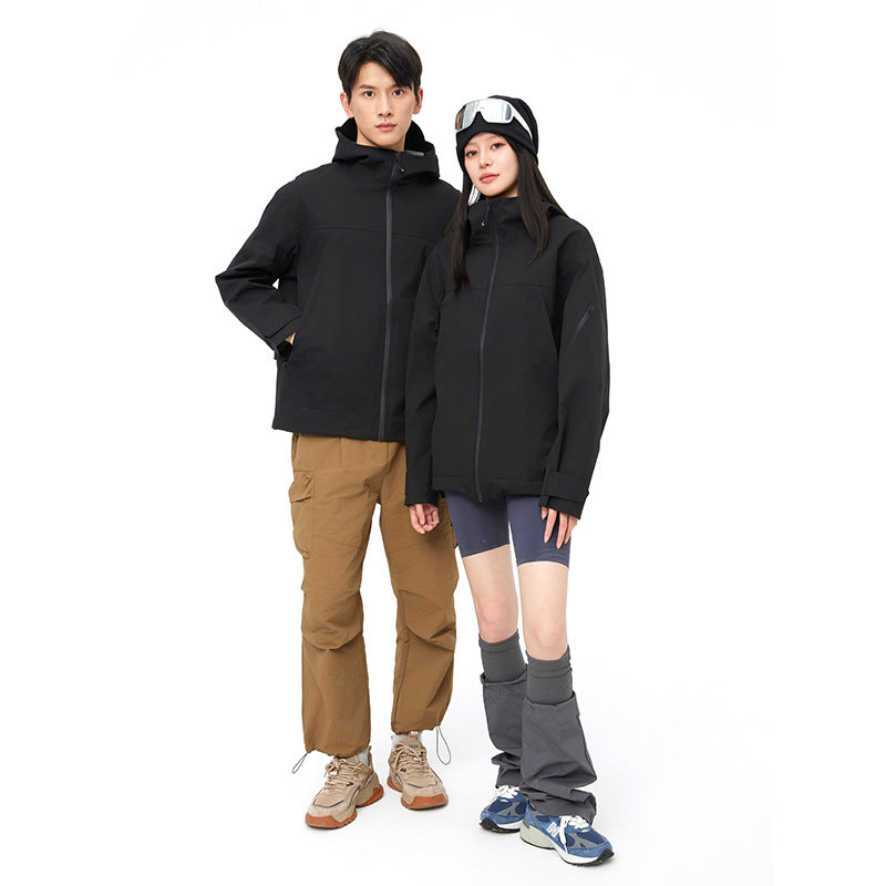Hard Shell Jacket Windproof Waterproof Outdoor Mountaineering Breathable Hiking Coat
