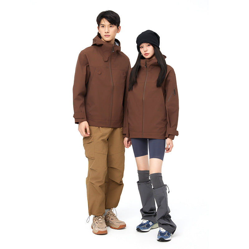 Hard Shell Jacket Windproof Waterproof Outdoor Mountaineering Breathable Hiking Coat