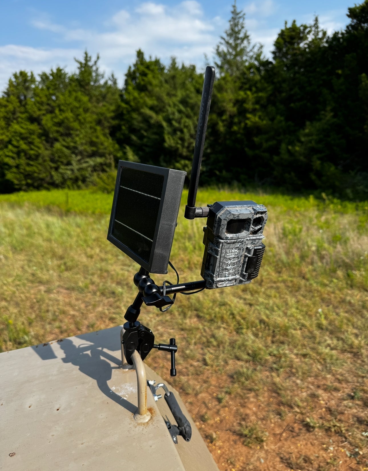 Tri-Claw Trail Camera & Solar Panel Clamp Mount