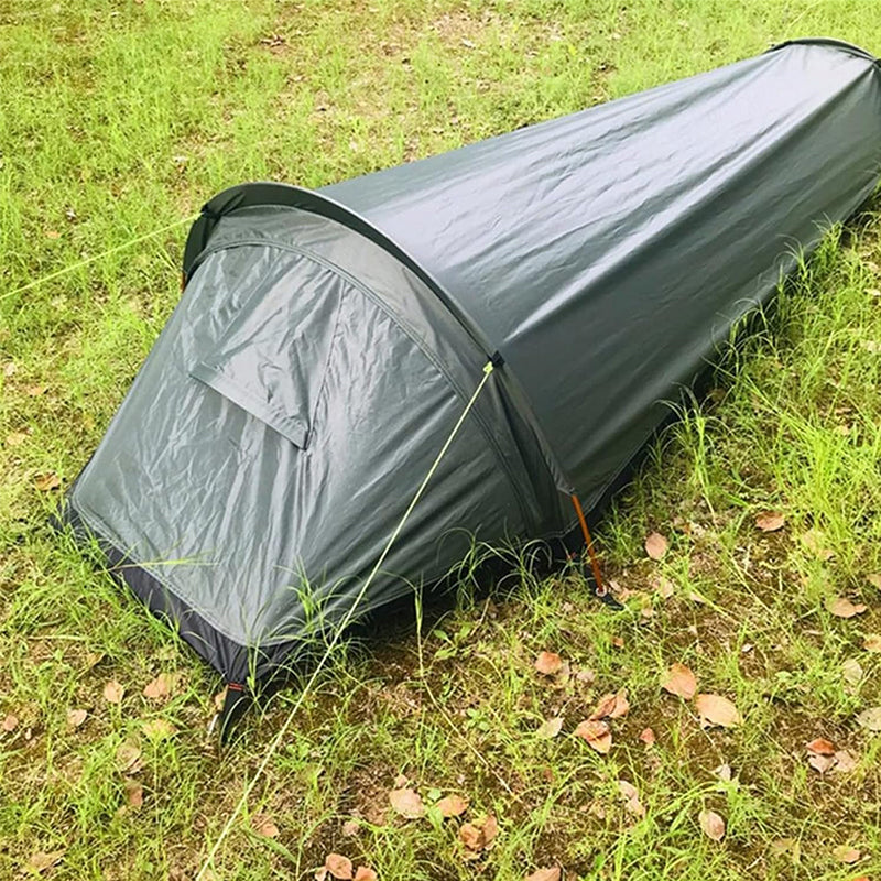 Lightweight Single Person Camping Tent Sleeping Bag Hiking Travel Gear