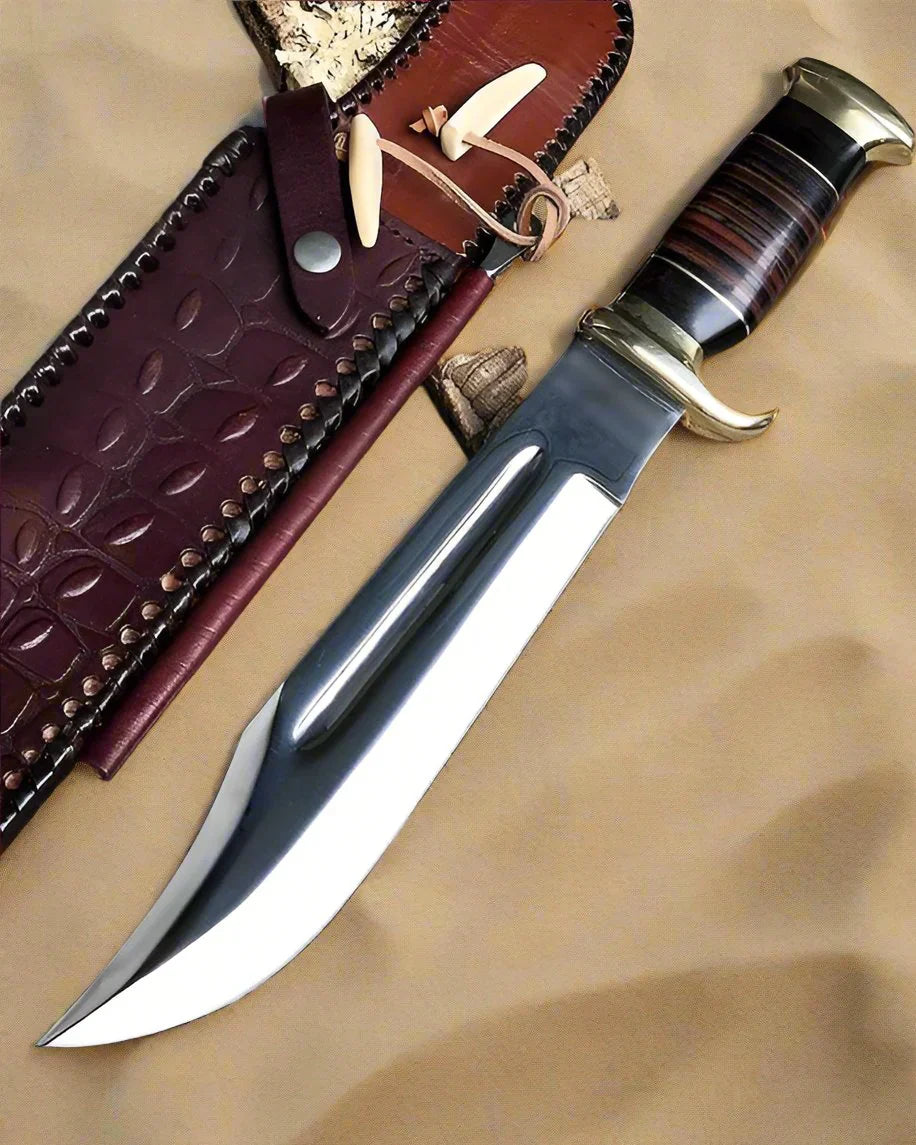 Crocodile Dundee Bowie Knife 16 Inch Handmade Survival Hunting Blade