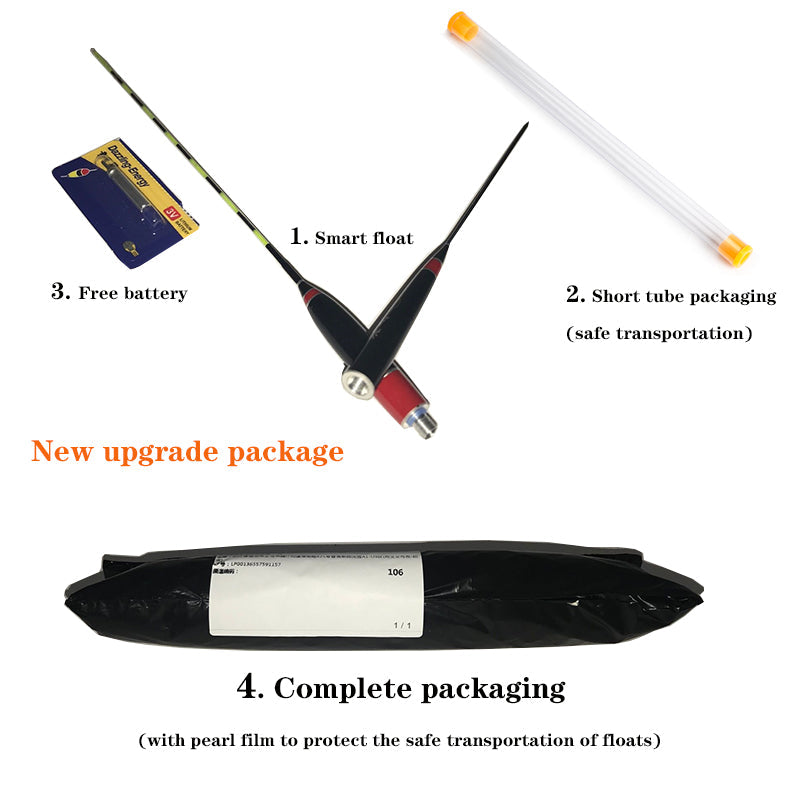 Smart Fishing Float Bite Alarm LED Light Electronic Night Fishing Buoy