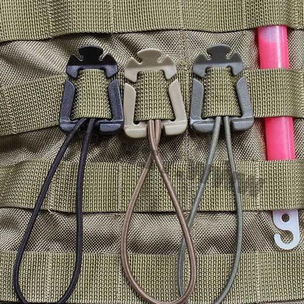 Backpack Buckle Carabiner Clips Nylon Camping EDC Gear Hooks