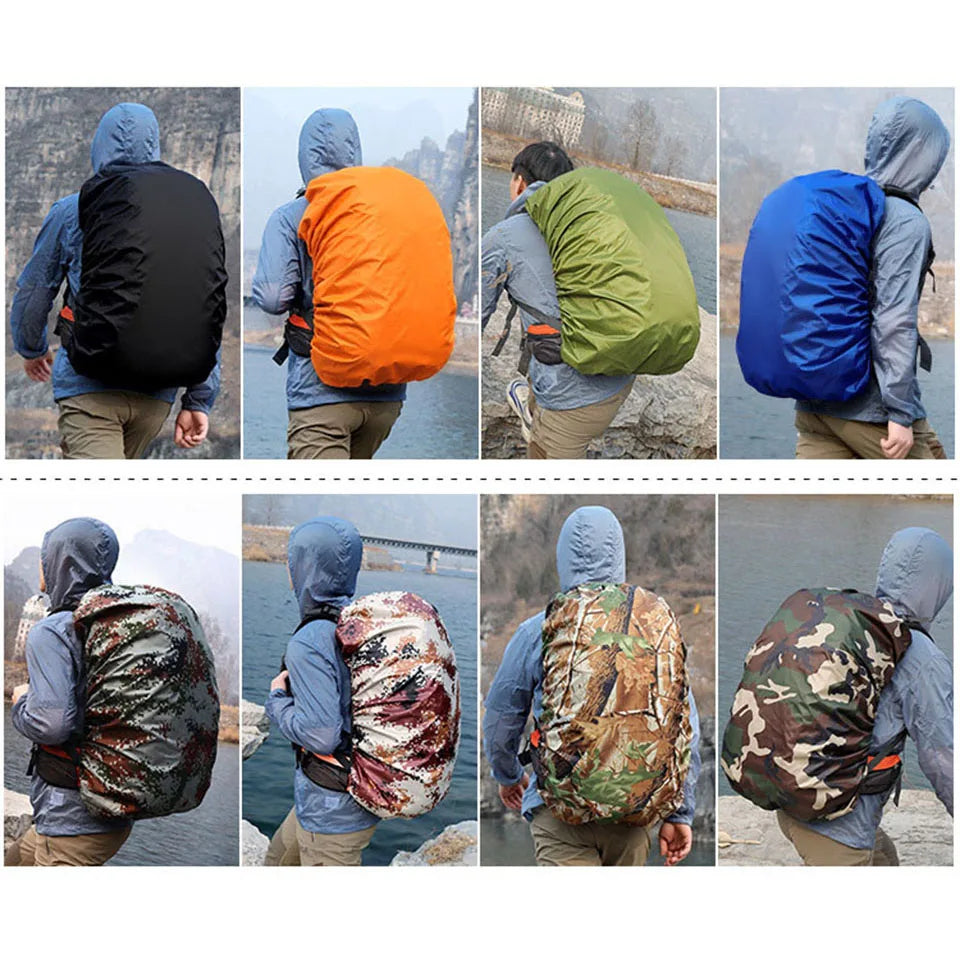 Backpack Rain Cover Waterproof Dustproof Sun Protection Hiking Camping Shield
