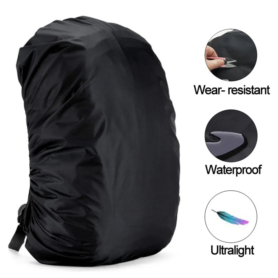 Backpack Rain Cover Waterproof Dustproof Sun Protection Hiking Camping Shield
