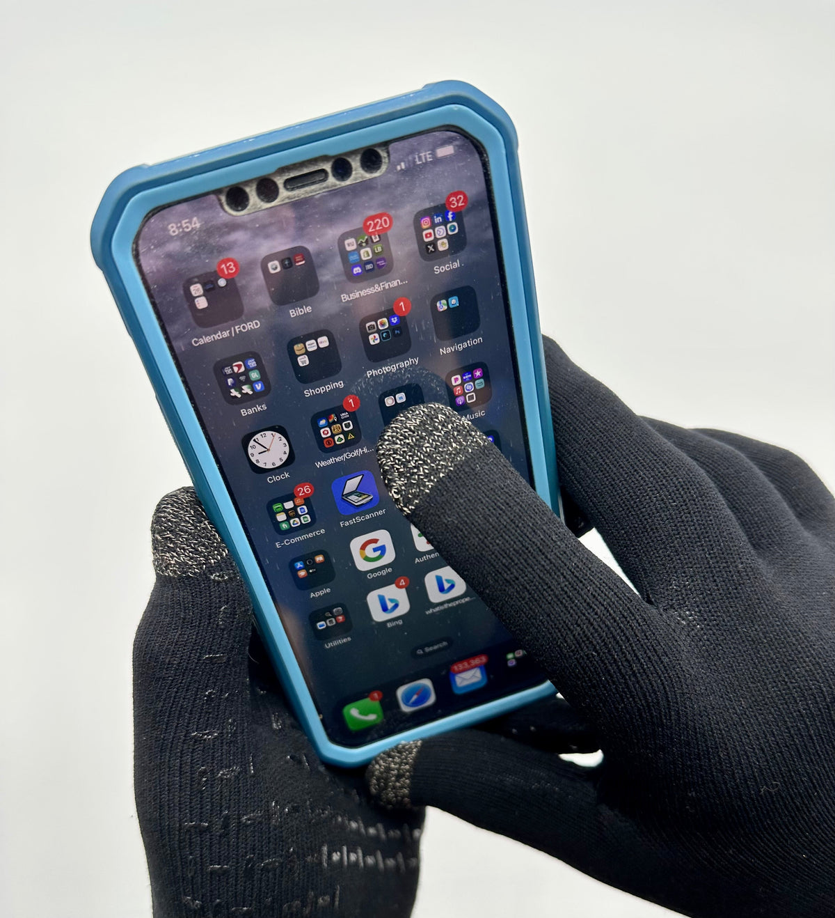 Pike Trail Waterproof Seamless Gloves Outdoor Hiking Cycling Winter Gear