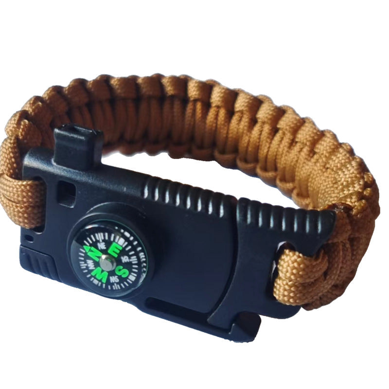 Multifunctional Survival Bracelet Carry Strap Outdoor Camping Emergency Gear
