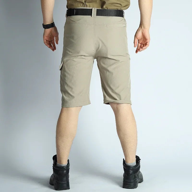 Men’s Convertible Hiking Pants Waterproof Quick Dry Outdoor Travel Pants