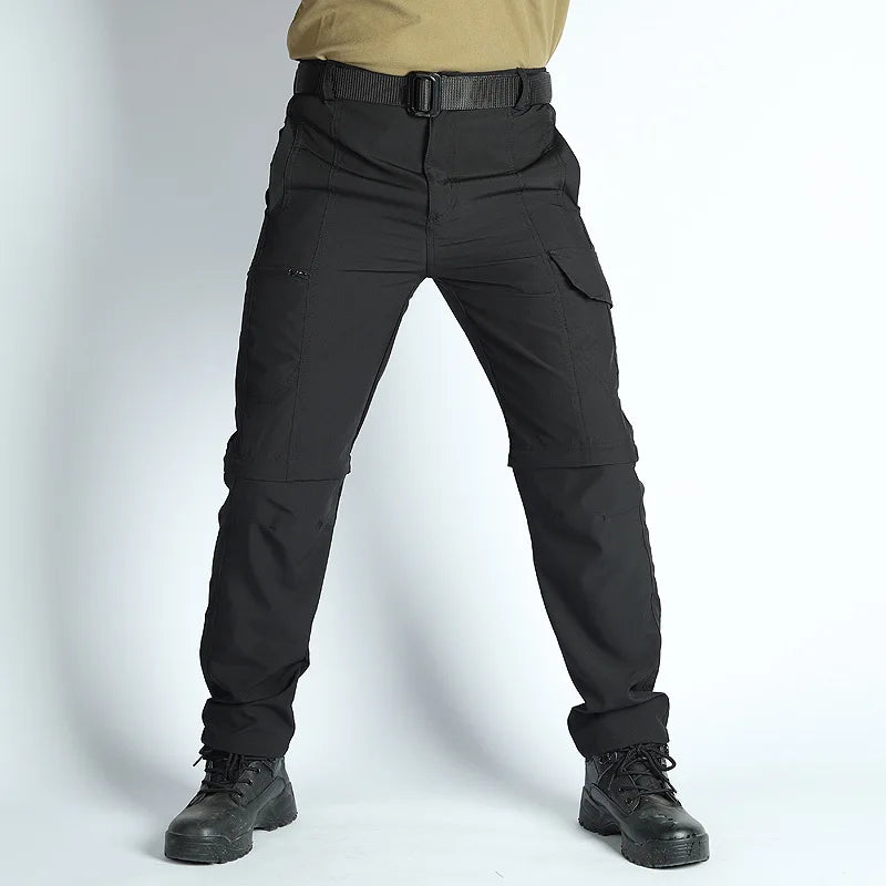 Men’s Convertible Hiking Pants Waterproof Quick Dry Outdoor Travel Pants