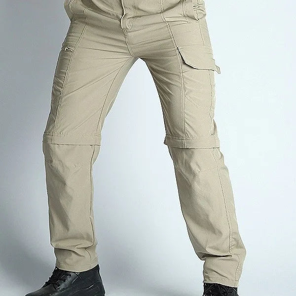 Men’s Convertible Hiking Pants Waterproof Quick Dry Outdoor Travel Pants