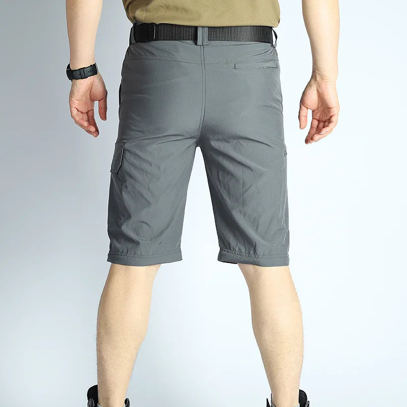 Men’s Convertible Hiking Pants Waterproof Quick Dry Outdoor Travel Pants