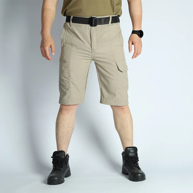 Men’s Convertible Hiking Pants Waterproof Quick Dry Outdoor Travel Pants