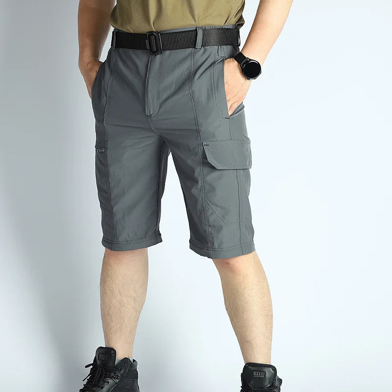Men’s Convertible Hiking Pants Waterproof Quick Dry Outdoor Travel Pants