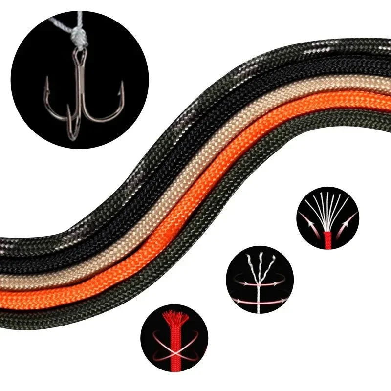 7-Core 550 Paracord Rope 4mm Polyester Survival Camping Hiking Cord