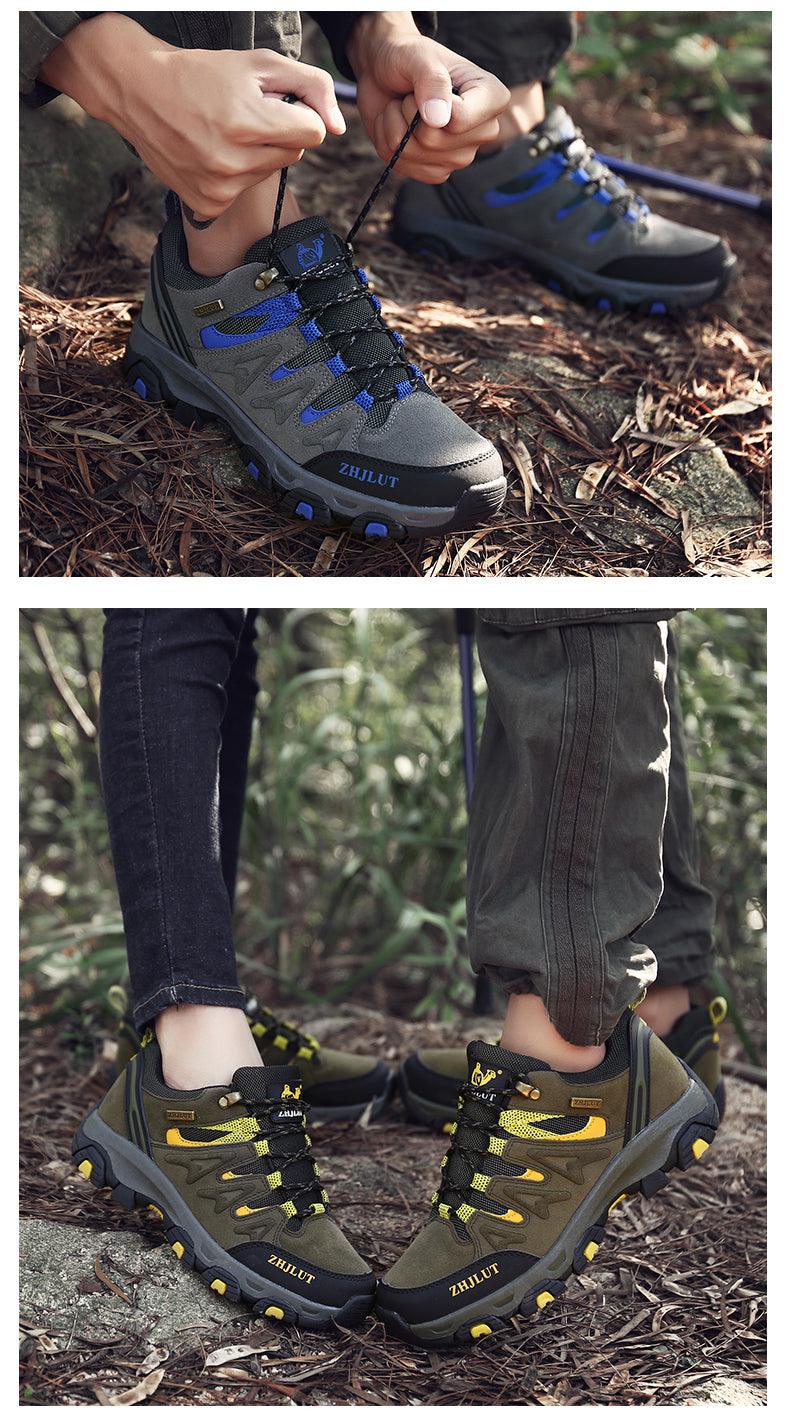 Autumn Winter Hiking Shoes Non Slip Wear Resistant Outdoor Low Top Boots