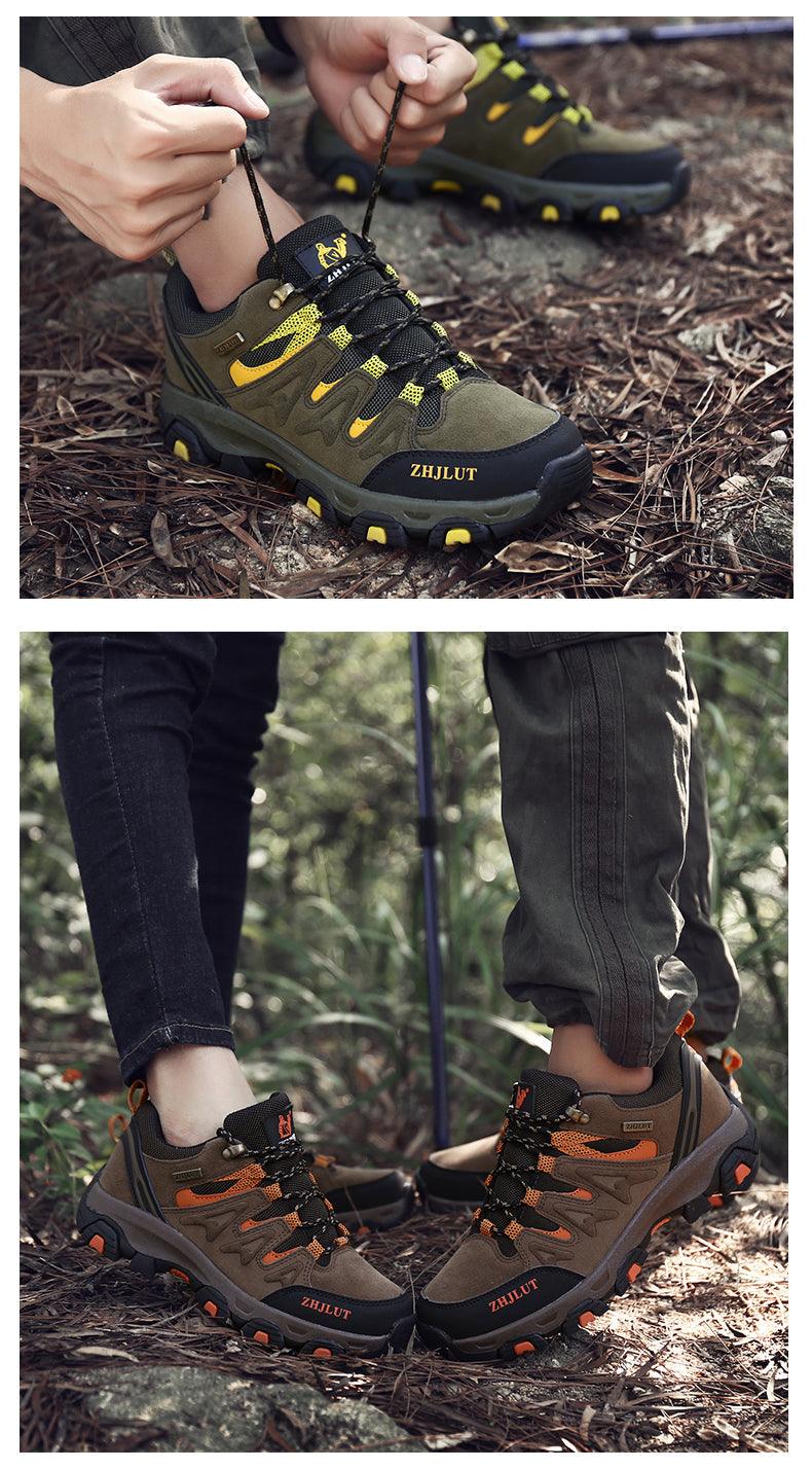 Autumn Winter Hiking Shoes Non Slip Wear Resistant Outdoor Low Top Boots