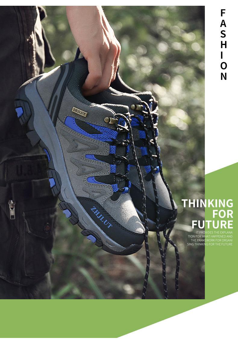 Autumn Winter Hiking Shoes Non Slip Wear Resistant Outdoor Low Top Boots