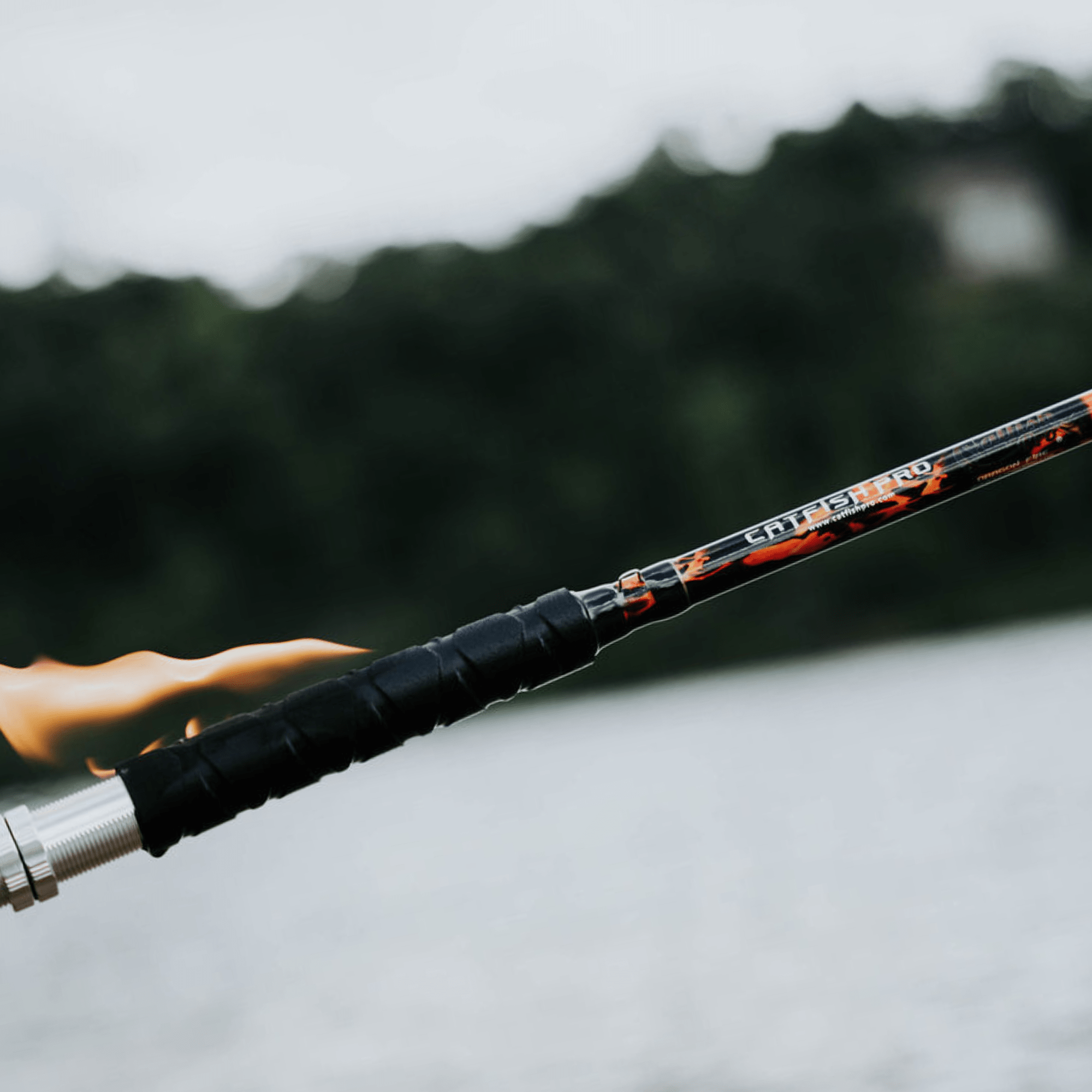 Black Dragon Fire Casting Rod Heavy Duty Fishing Lure Rod