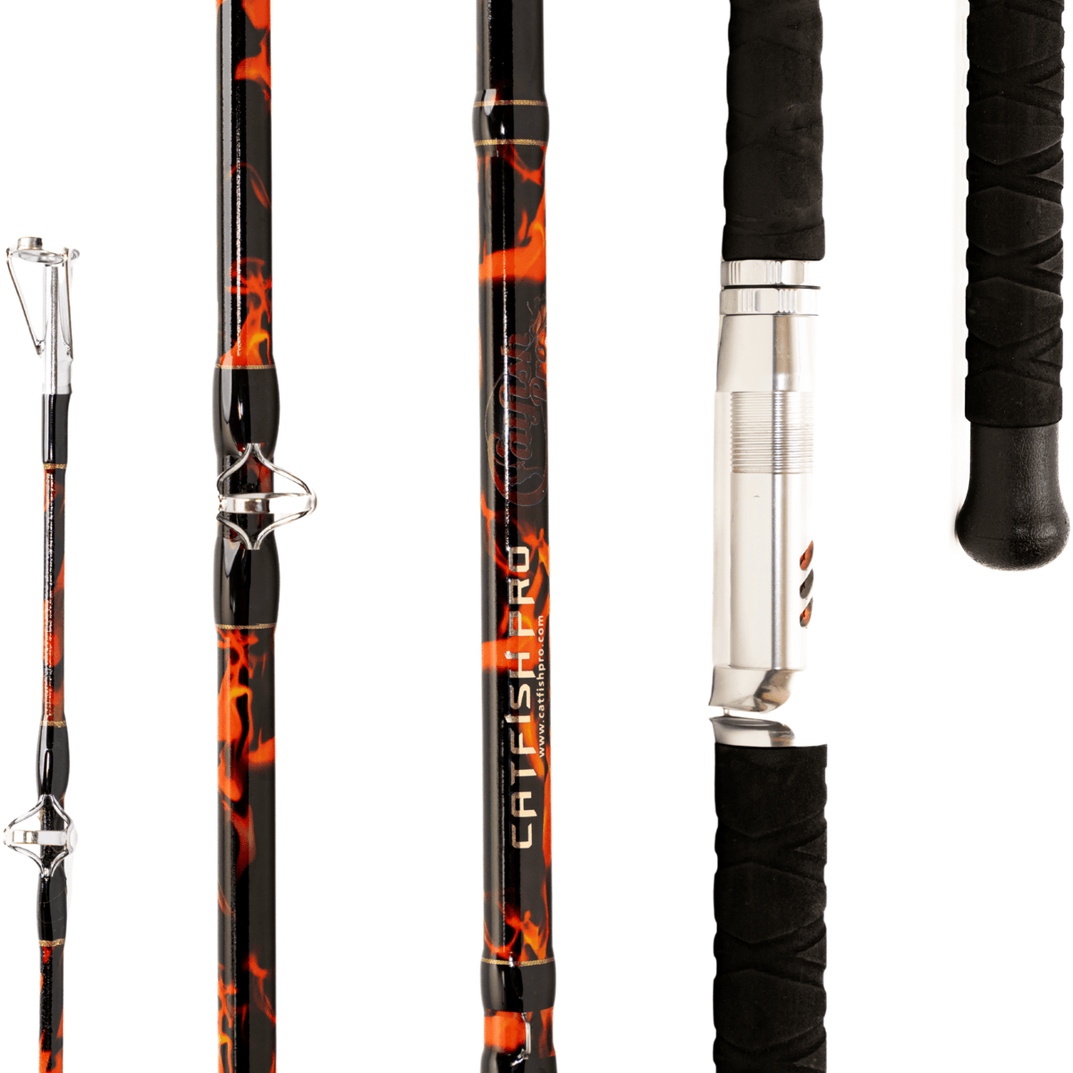 Black Dragon Fire Casting Rod Heavy Duty Fishing Lure Rod