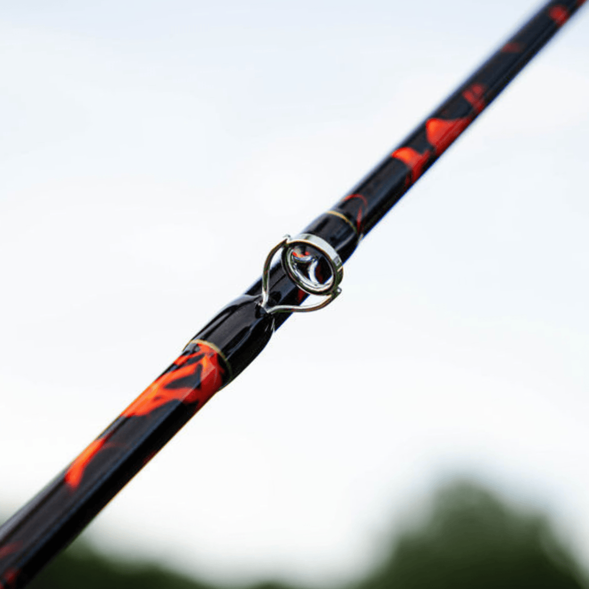 Black Dragon Fire Casting Rod Heavy Duty Fishing Lure Rod