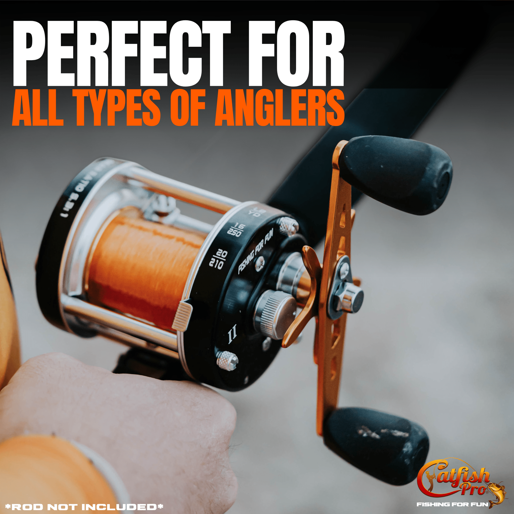 Fishing For Fun Round Baitcaster Reel Smooth Casting Fishing Gear