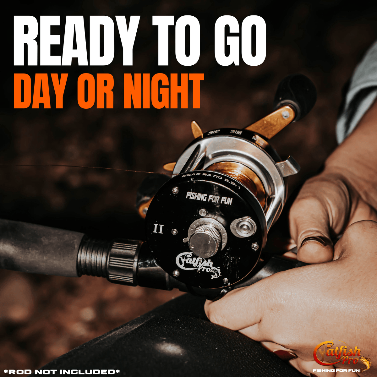 Fishing For Fun Round Baitcaster Reel Smooth Casting Fishing Gear