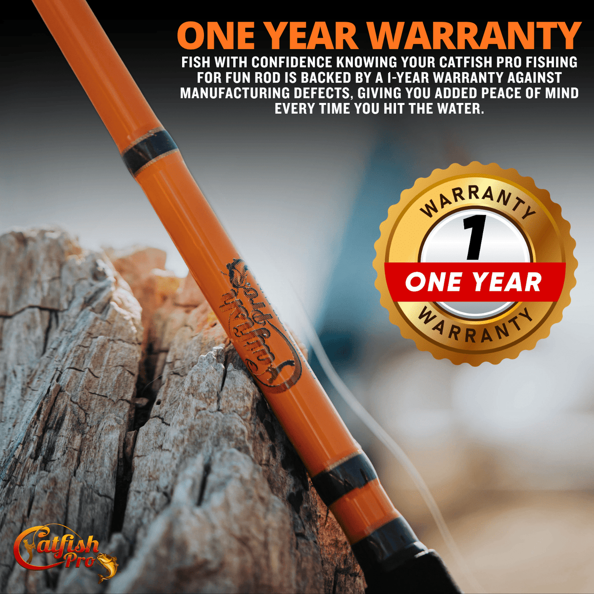 Fishing For Fun Spinning Rod Lightweight Durable Outdoor Fishing Pole