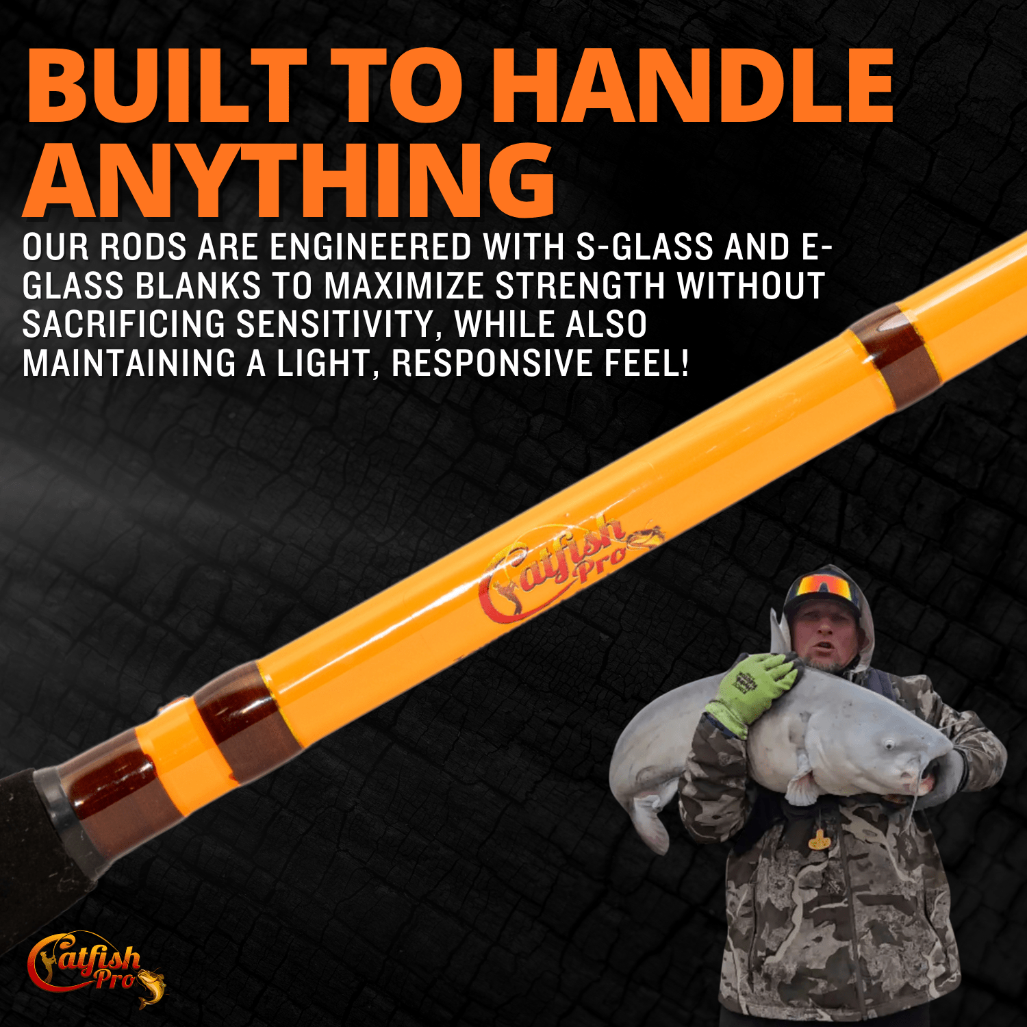 Fishing For Fun Spinning Rod Lightweight Durable Outdoor Fishing Pole