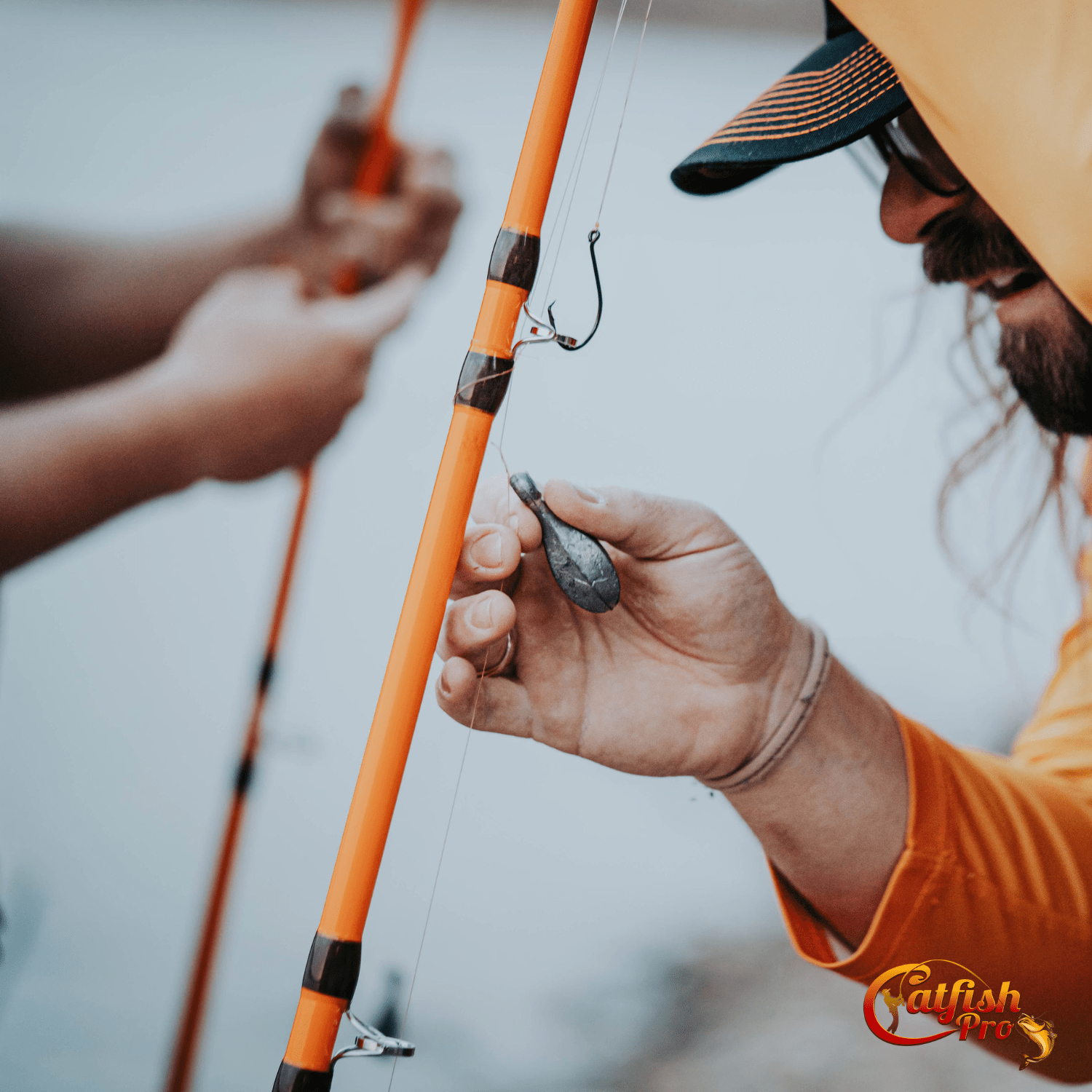 Fishing For Fun Spinning Rod Lightweight Durable Outdoor Fishing Pole