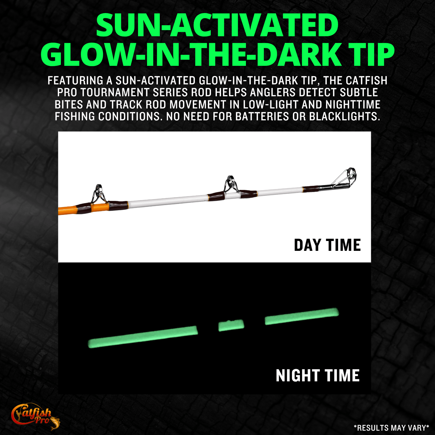 Fishing For Fun Spinning Rod Lightweight Durable Outdoor Fishing Pole