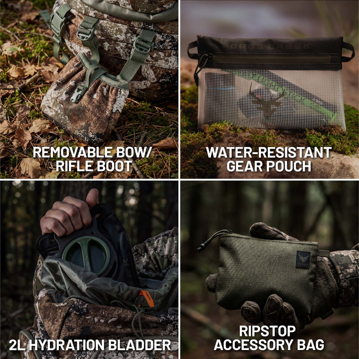 Expedition Pack Heavy Duty Outdoor Hiking Camping Travel Backpack Gear