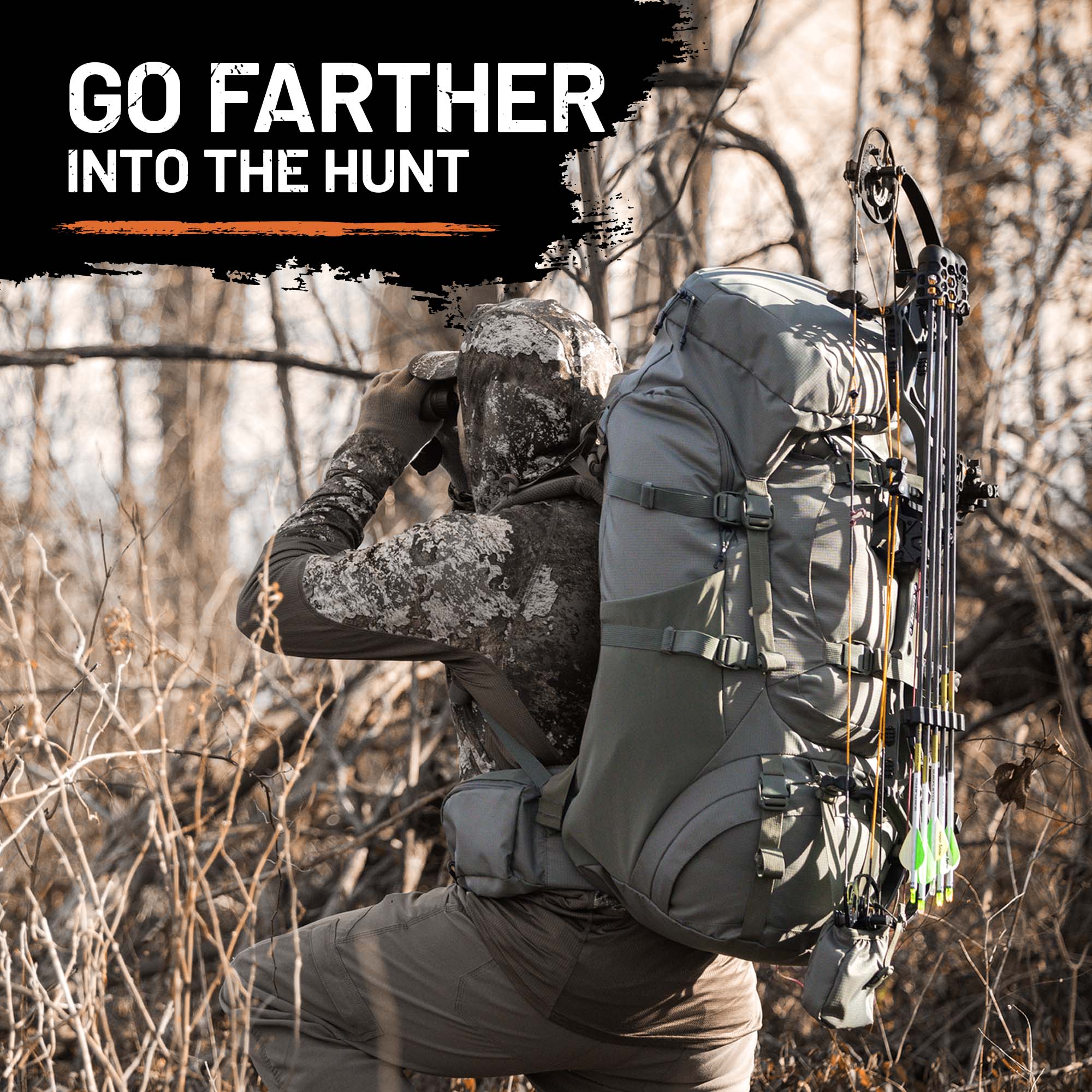 Expedition Pack Heavy Duty Outdoor Hiking Camping Travel Backpack Gear